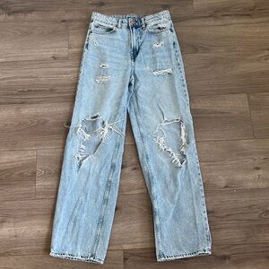 H&M Loose Straight High Waist Jean